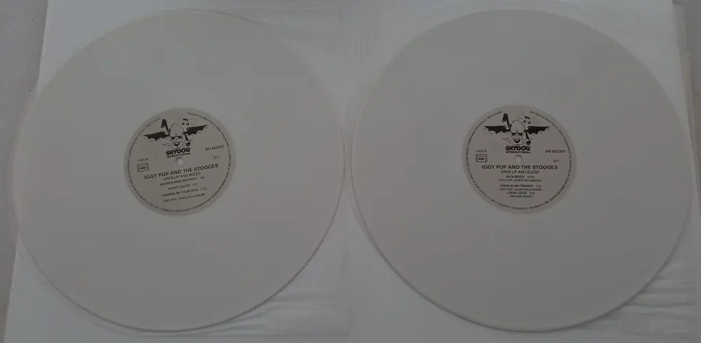 The Stooges, Metallic 2xKO (Double album, white vinyl) Image 1++